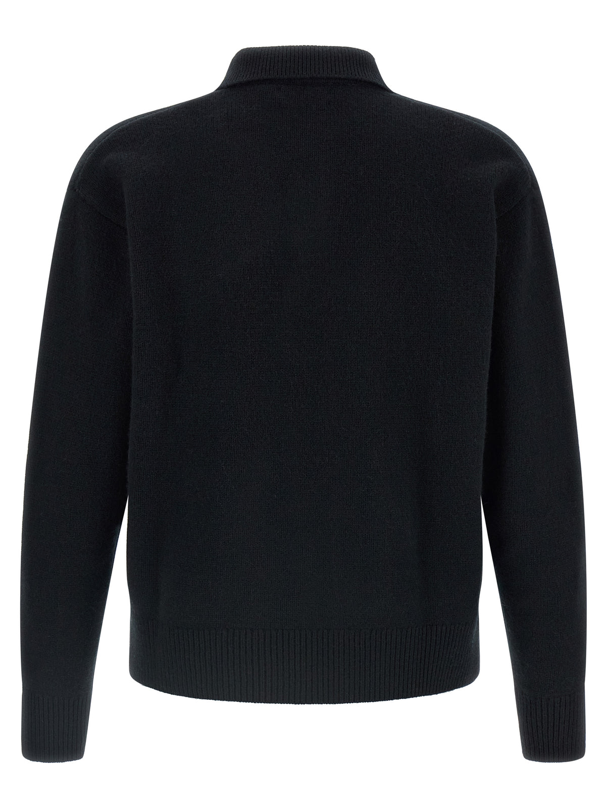 Polo Ralph Lauren Men's Relaxed Fit Alpaca Wool Polo Shirt - Black
