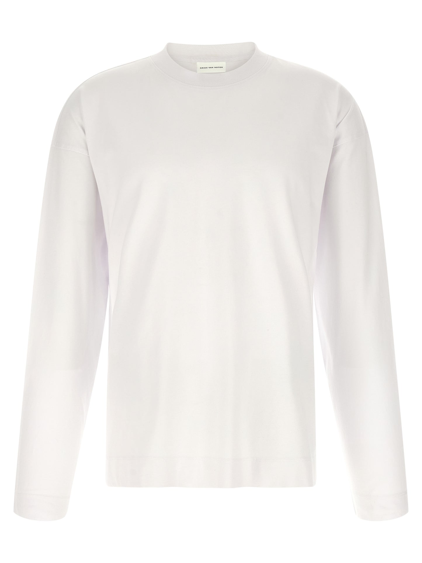 Dries Van Noten White Cotton T-Shirt