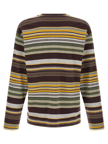 T-Shirt by Dries Van Noten for men in cotton multicolor, patterned & striped showcases a chic silhouette, artfully detailed with a chic and for a chic finish.