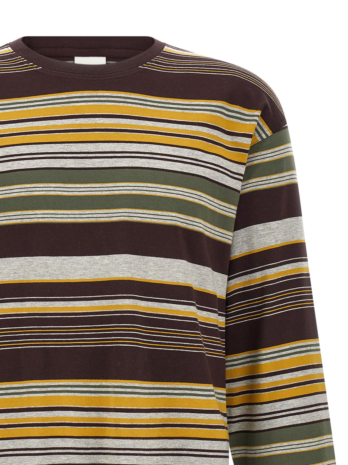 T-Shirt by Dries Van Noten for men in cotton multicolor, patterned & striped features a plush silhouette, showcasing a sophisticated and for a truly plush finish.