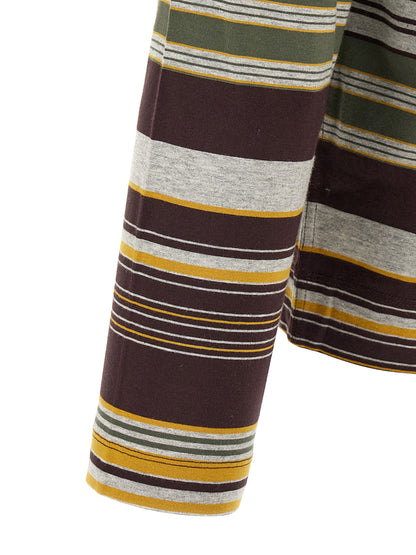 T-Shirt by Dries Van Noten for men in cotton multicolor, patterned & striped showcases a chic silhouette, artfully detailed with a chic and for a chic finish.