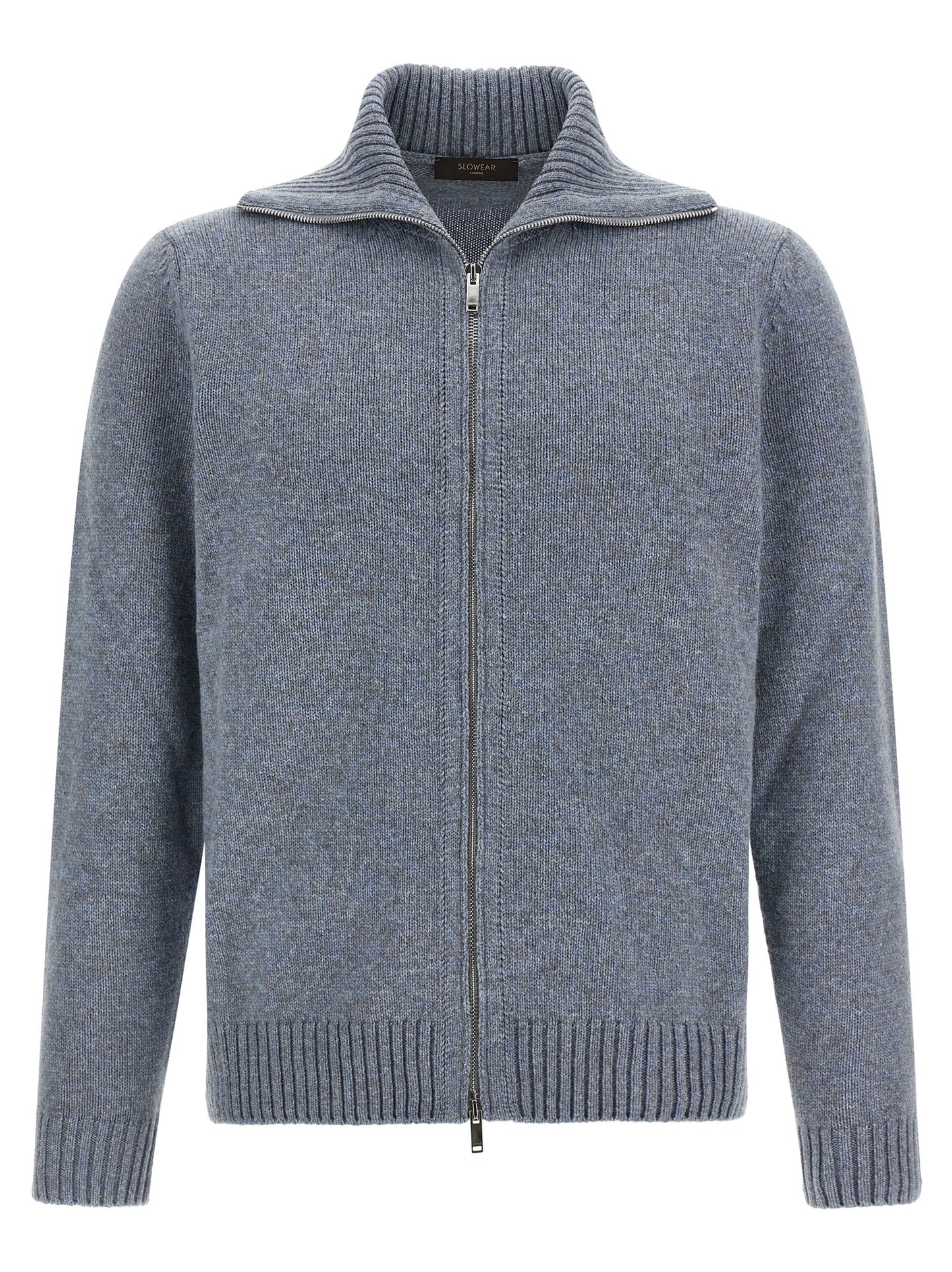 ZANONE Blue Virgin Wool Cardigan