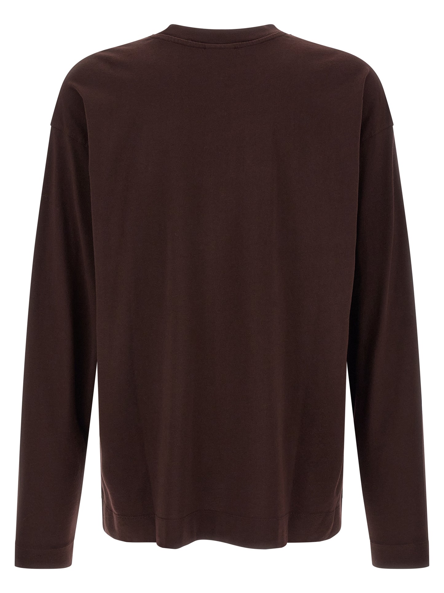 Dries Van Noten Bordeaux Cotton T-Shirt