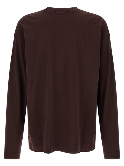 Dries Van Noten Bordeaux Cotton T-Shirt