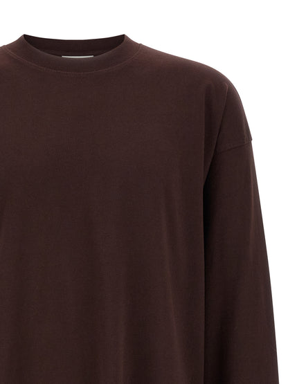 Dries Van Noten Bordeaux Cotton T-Shirt