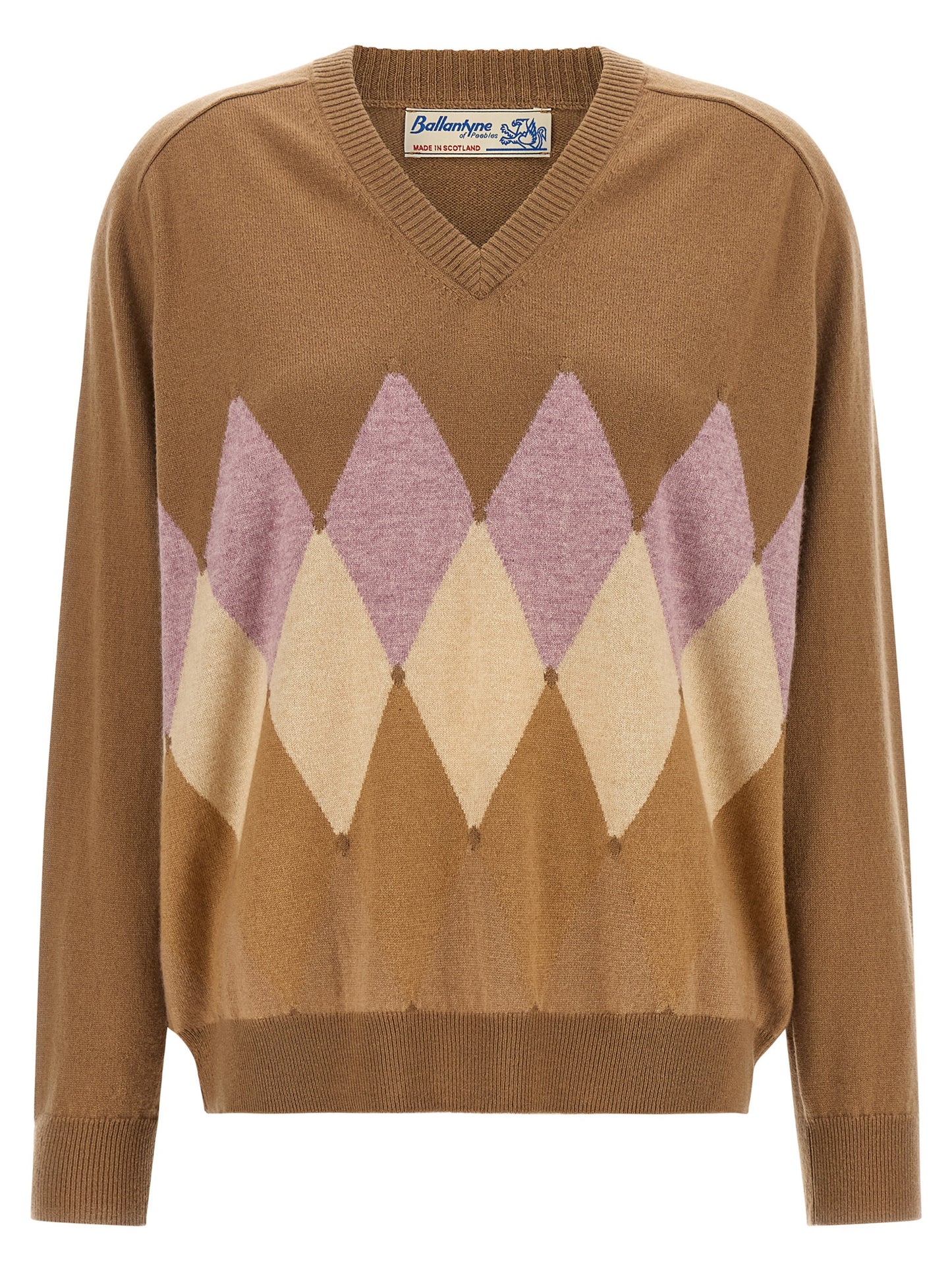 Ballantyne Brown Cashmere Cardigan