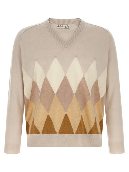 Ballantyne Beige Cashmere Cardigan