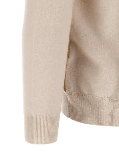 Ballantyne Beige Cashmere Cardigan