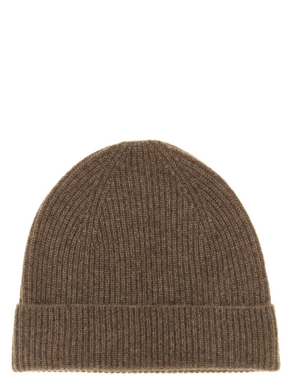Ballantyne Brown Cashmere Beanie