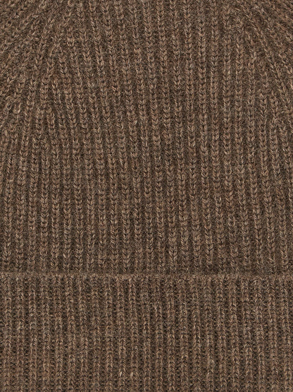 Ballantyne Brown Cashmere Beanie