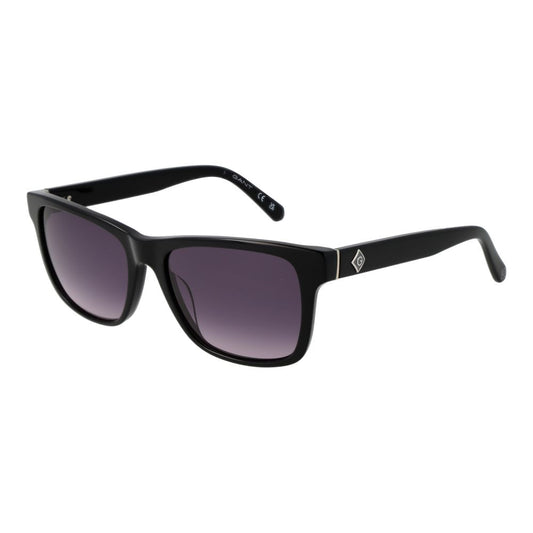 This Sunglasses by Gant for men in polyester & fur gradient, black & gray presents a sumptuous silhouette, showcasing a sumptuous full-rim square frame design in black coloured frame and high-performance category-3-dark-tint gradient lens.