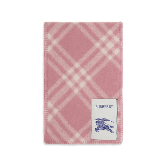 Scarf by Burberry for women in merino wool multicolor, patterned & tartan presents a effortlessly chic silhouette, artfully capturing the essence of the effortlessly chic Merino Wool Scarf design for a sophisticated look.