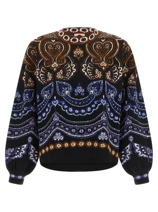 Cardigan by FARM RIO for women in polyamide polyester viscose multicolor & jacquard showcases a luxurious silhouette, meticulously detailed with a sophisticated and for a refined finish.