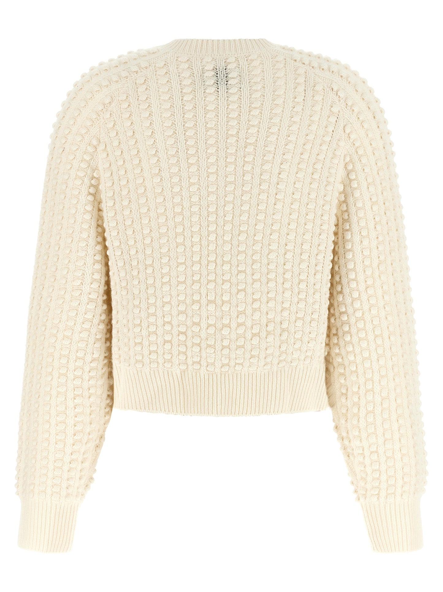 Loulou De Saison White Cashmere Cardigan