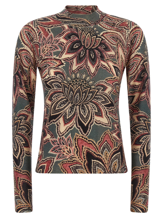 FARM RIO Multicolor Wool Pattern Shirt