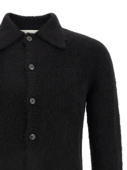 Dries Van Noten Black Wool Cardigan