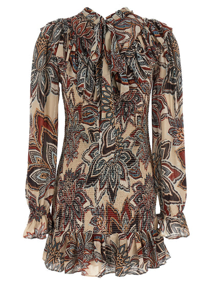 FARM RIO Multicolor Viscose Short Dress