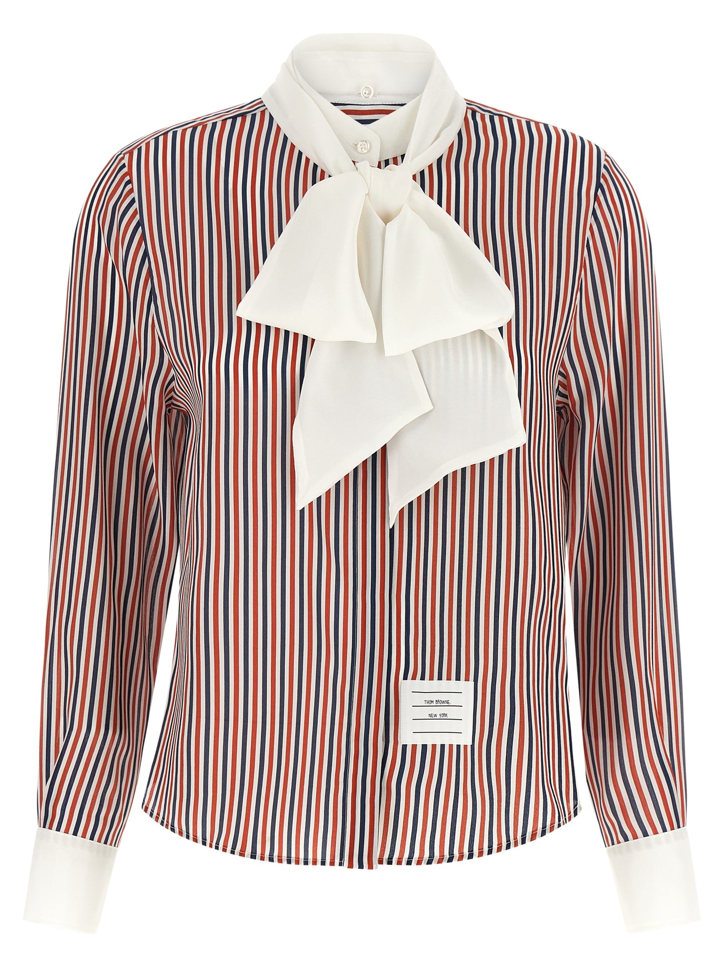 Thom Browne Multicolor Silk Blouse