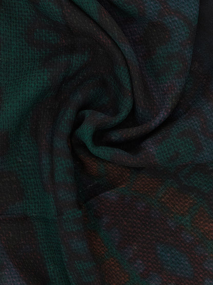 Dries Van Noten Bicolor Wool Foulard