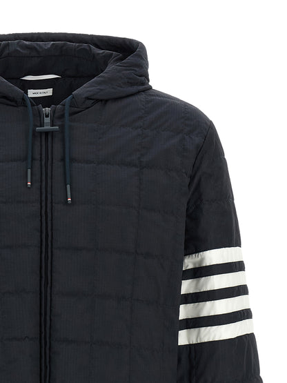 Thom Browne Blue Polyamide Shell Jacket
