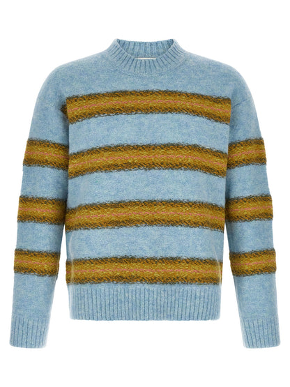 Dries Van Noten Blue Wool Cardigan