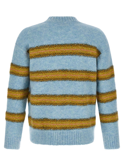 Dries Van Noten Blue Wool Cardigan
