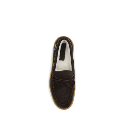 Sebago Brown Calf Leather Bos Taurus Slip-On Loafers