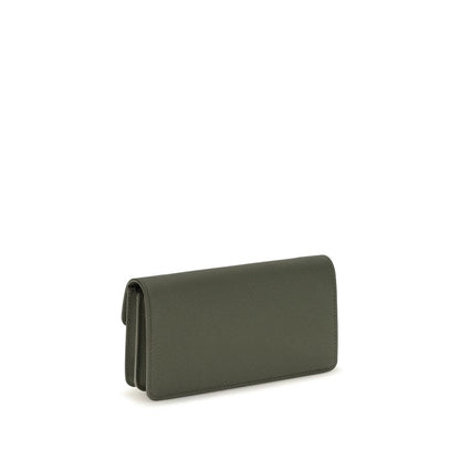 Valentino Garavani V Logo Bos Taurus Calfskin Nappa Leather Cardholder Wallet - Bicolour Signature
