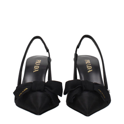 This High-Heel Sandals Pumps Heels by Prada for women in cotton corduroy black presents a effortlessly chic silhouette from the Women's High-Heel Sandals Pumps Heels collection, featuring a effortlessly chic high-heel and effortlessly chic .