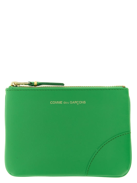 Cardholder Card Case by Comme Des Garçons for unisex in leather bicolour & green features an meticulous design, elegantly showcasing the refined Leather Cardholder Card Case aesthetic while integrating sophisticated card-organization.