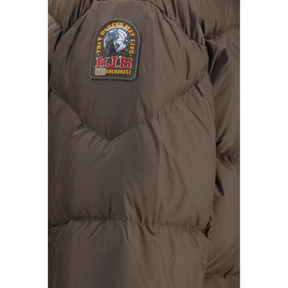 Parajumpers Brown Goose Down Full-Length Jacket