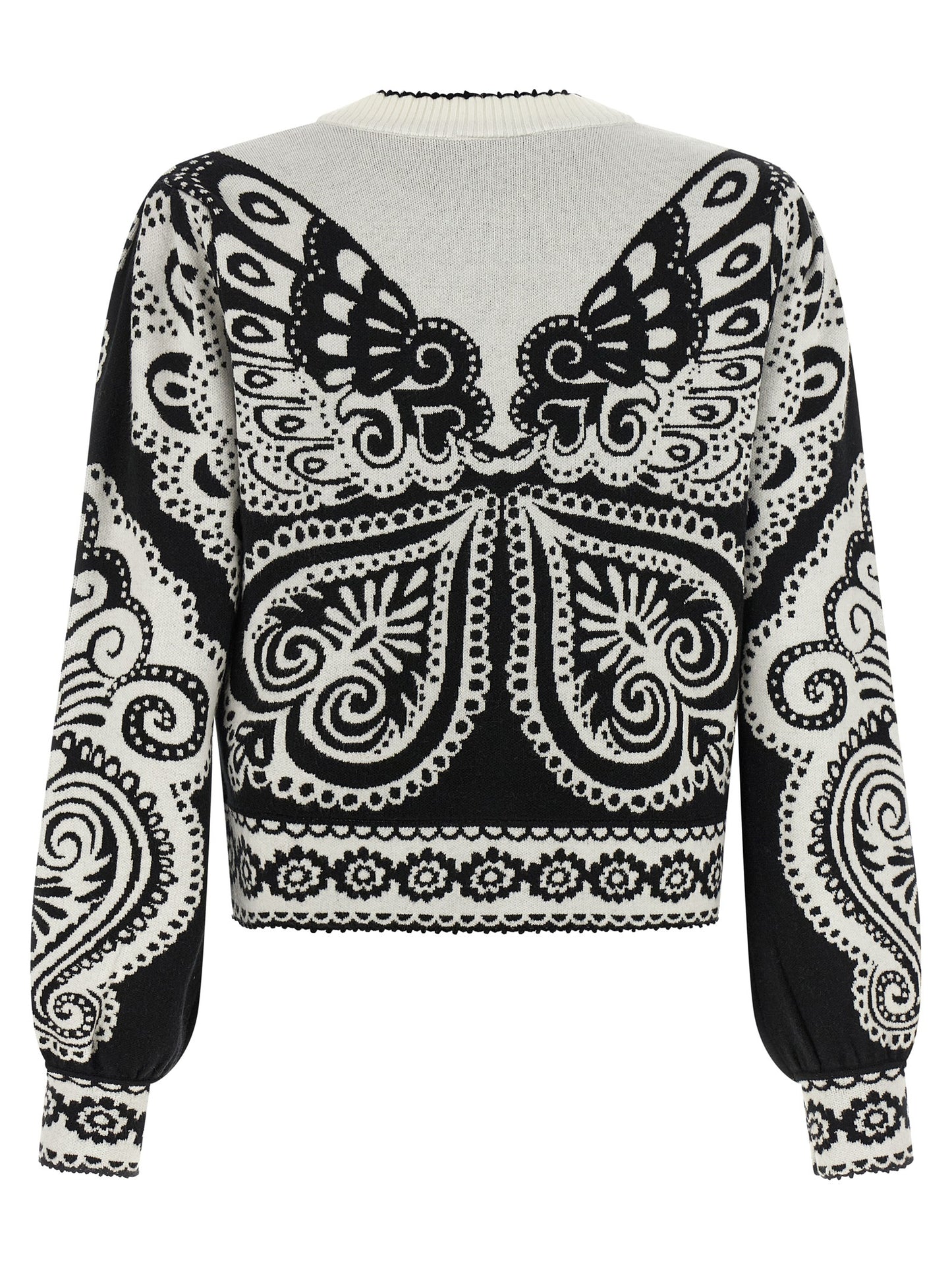 FARM RIO Bicolor Polyester Cardigan