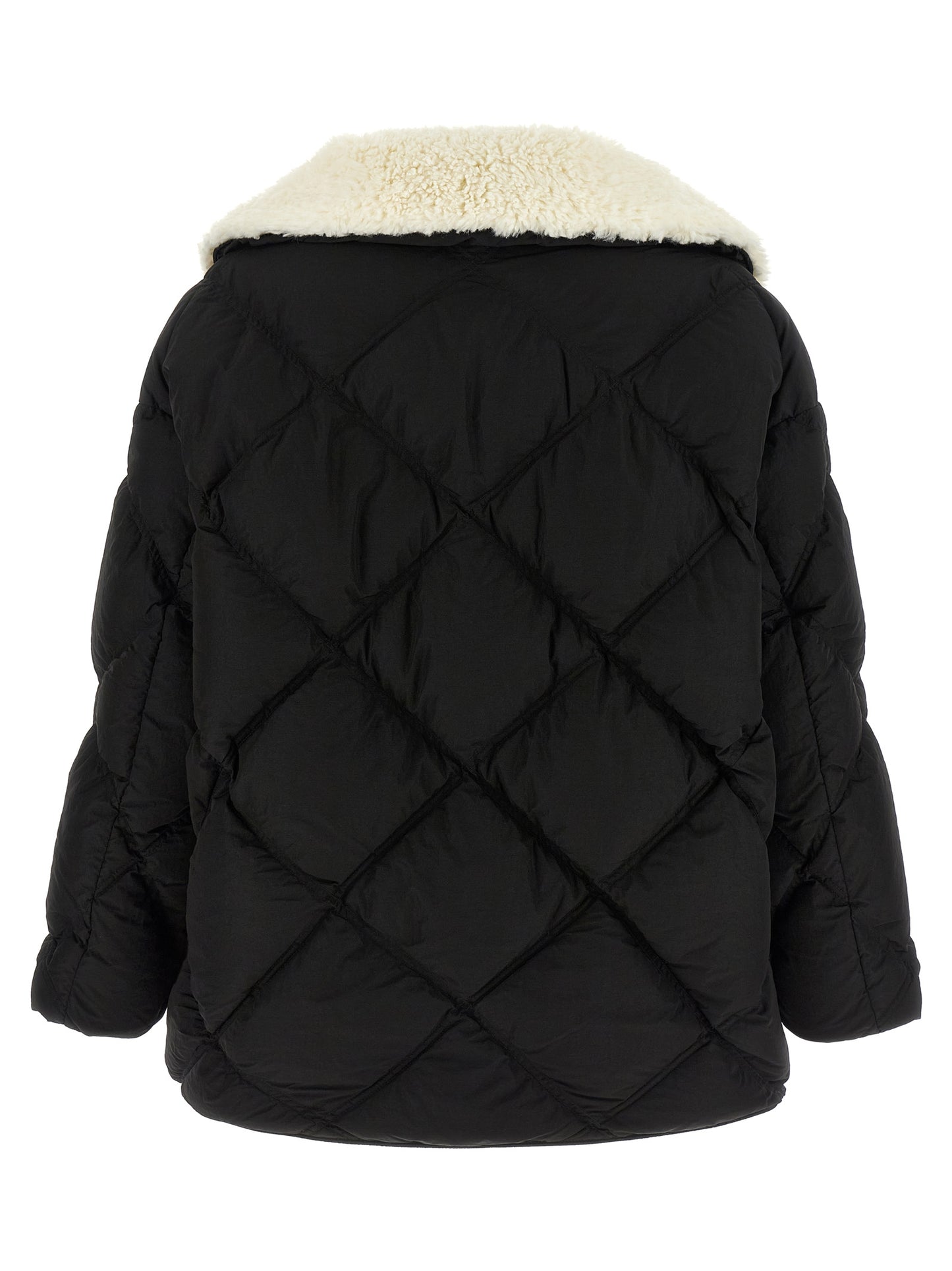 IENKI IENKI Black Nylon Full-Length Jacket