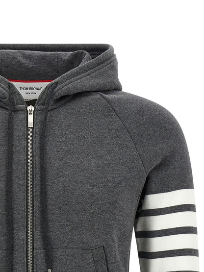 Thom Browne Gray Cotton Sweatshirt