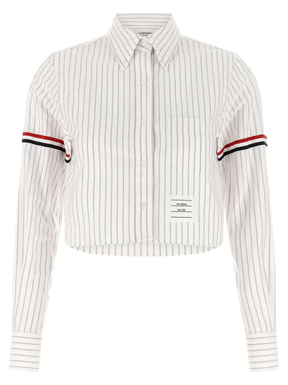 Thom Browne White Cotton Blouse