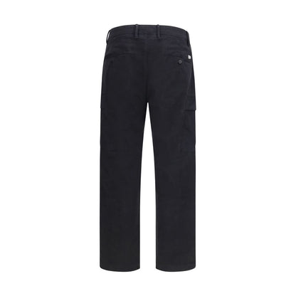 C.P. Company Black Cotton Cargo Pants