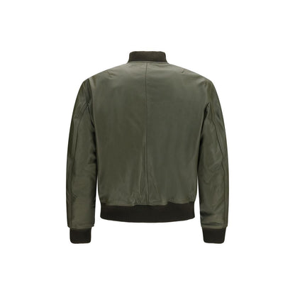 Sunflower Bicolor Calf Leather Bos Taurus Leather Jacket