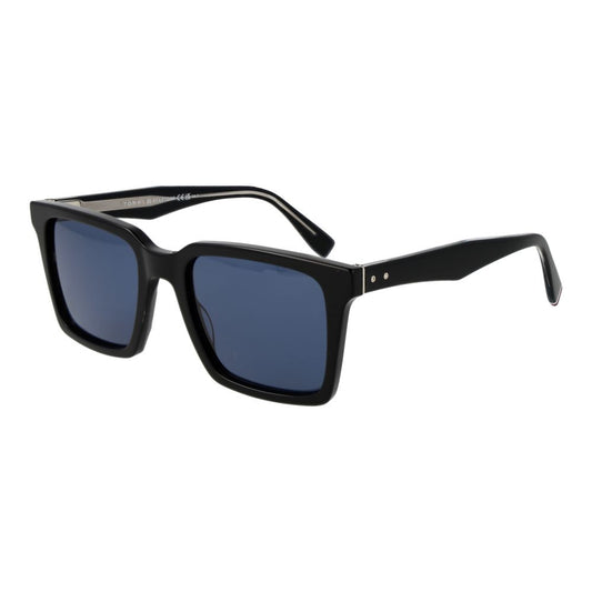 Sunglasses by Tommy Hilfiger for men in black features an effortlessly chic full-rim square frame design with black coloured frame detailing and non-polarized category-3-dark-tint lens for a effortlessly chic aesthetic.