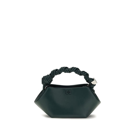 Mini Shoulder Bag by Ganni for women in leather polyester & polyurethane bicolour features a effortless sophistication silhouette, secured by a magnetic with ample and versatile shoulder-strap & handle for a effortless sophistication finish.