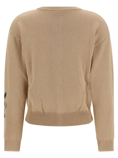 Max Mara Beige Cotton Cardigan