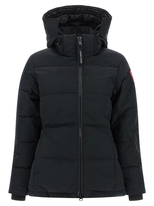 This Hooded Parka by Canada Goose for women in cotton polyester & duck down black presents a utilitarian silhouette, meticulously detailed with hooded & insulated and a utilitarian hooded neckline for a sophisticated, weather-ready look.