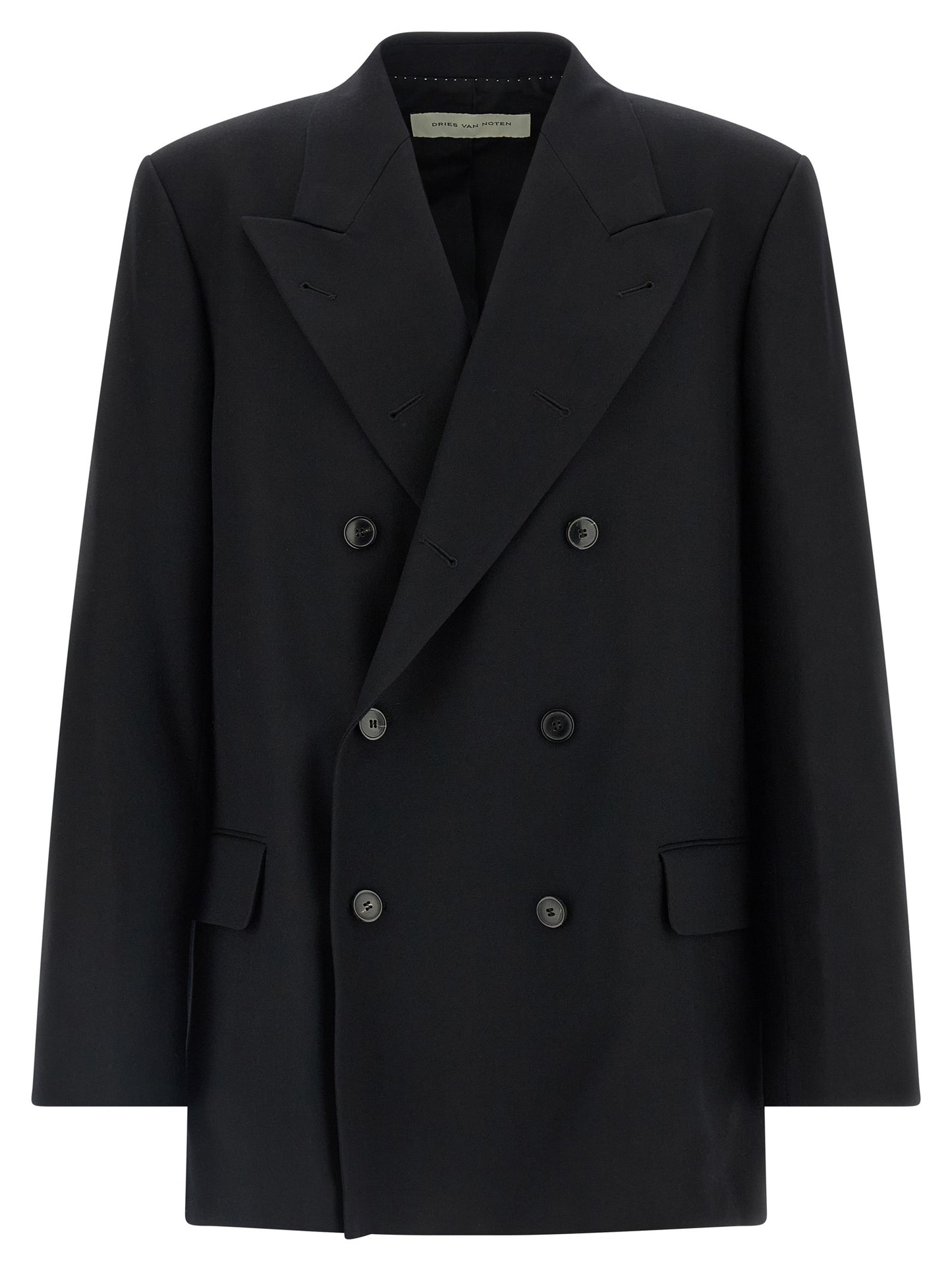 Dries Van Noten Black Wool Blazer