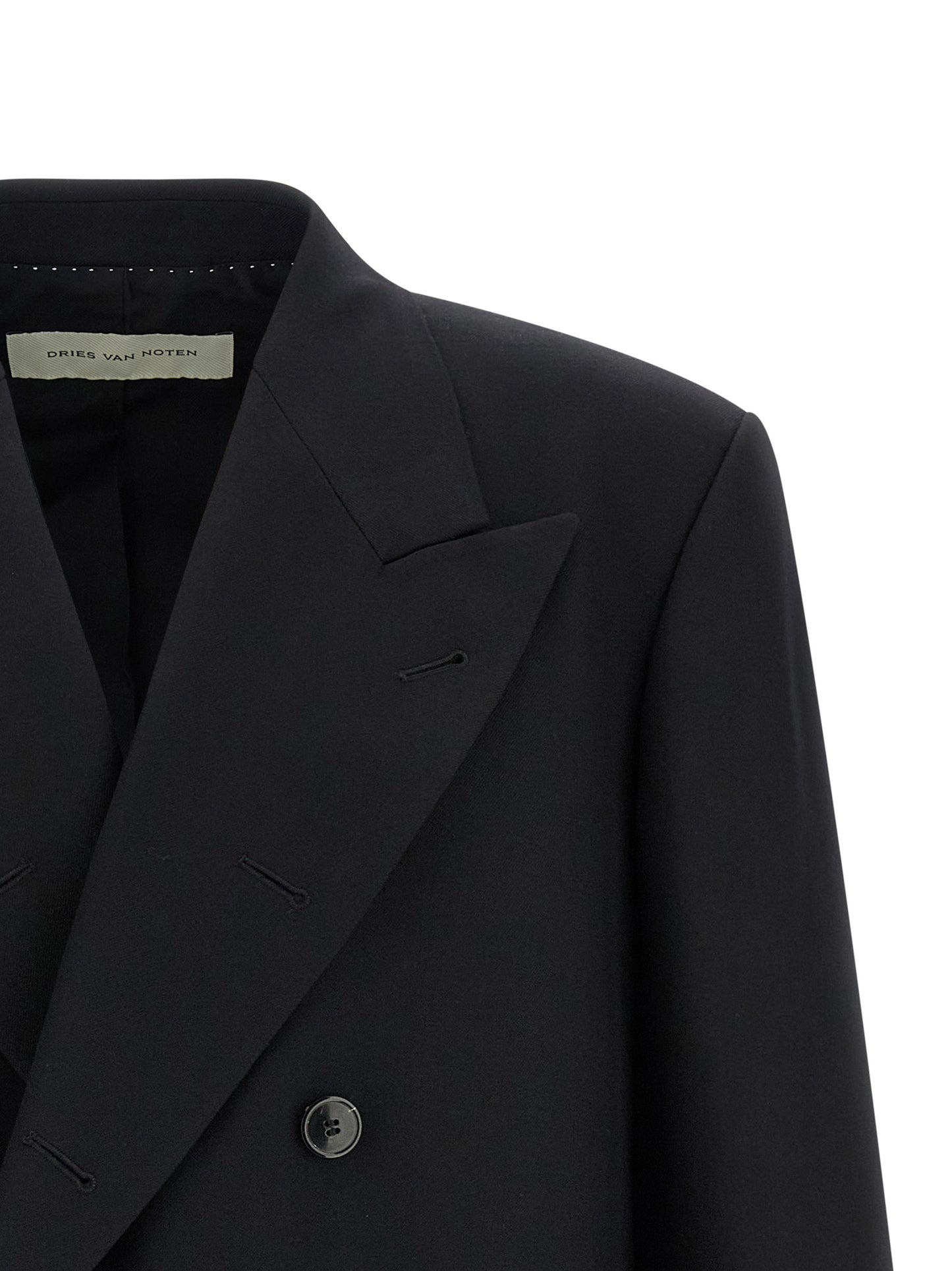 Dries Van Noten Black Wool Blazer