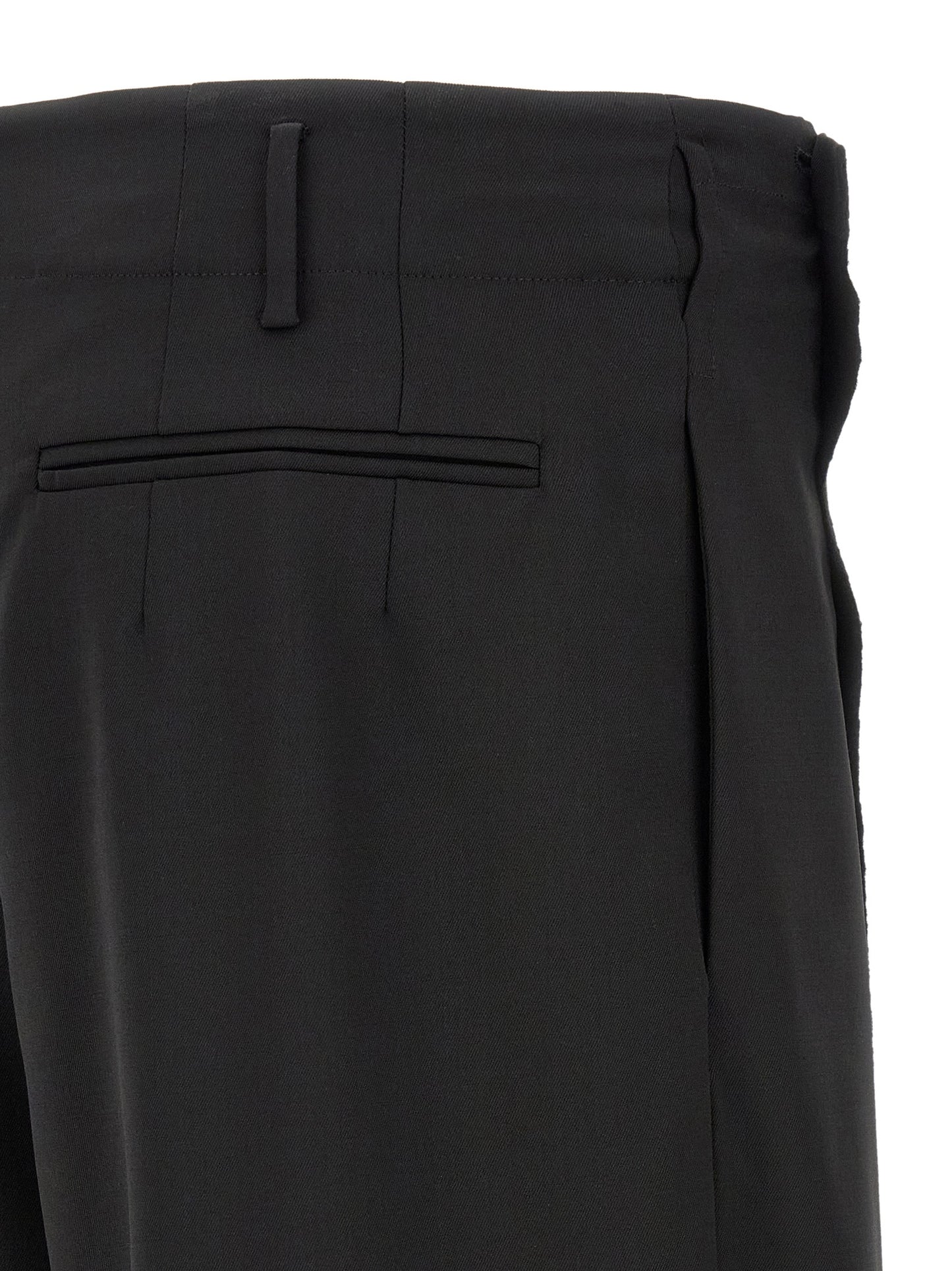 Kiko Kostadinov Black Virgin Wool Dress Pants