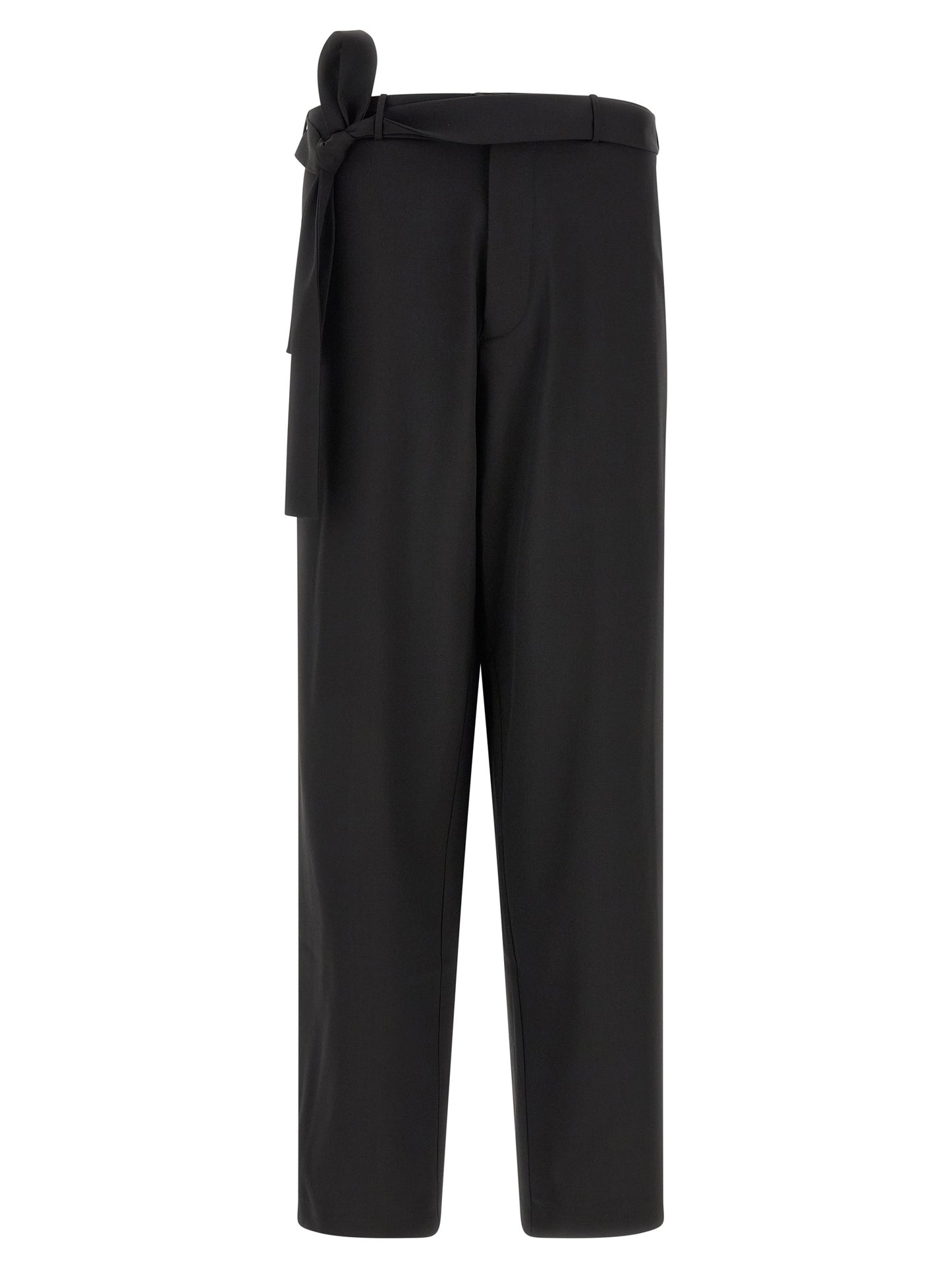 Kiko Kostadinov Black Virgin Wool Dress Pants