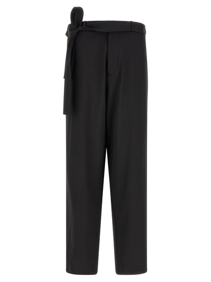 Kiko Kostadinov Black Virgin Wool Dress Pants