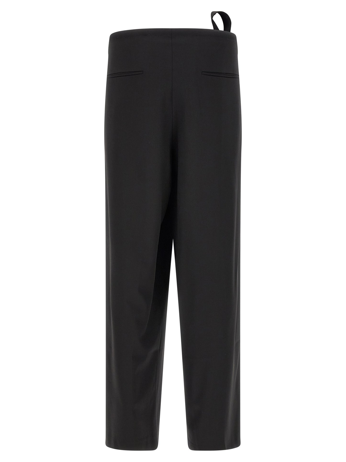 Kiko Kostadinov Black Virgin Wool Dress Pants