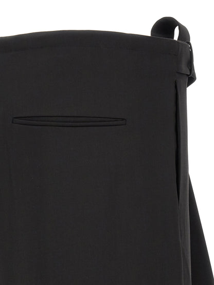 Kiko Kostadinov Black Virgin Wool Dress Pants