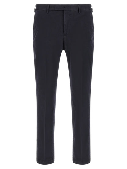 PT Torino Blue Cotton Casual Pants