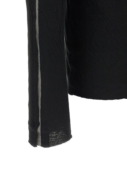 Thom Krom Black Cotton T-Shirt